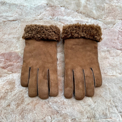 Men's shearling gloves