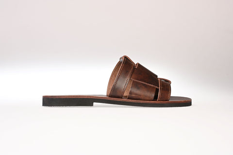 Leather sandals "Polyphemus"