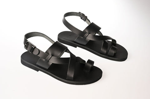 Leather sandals "Odysseus"