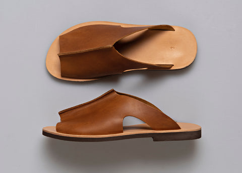 Leather sandals "Homeros"