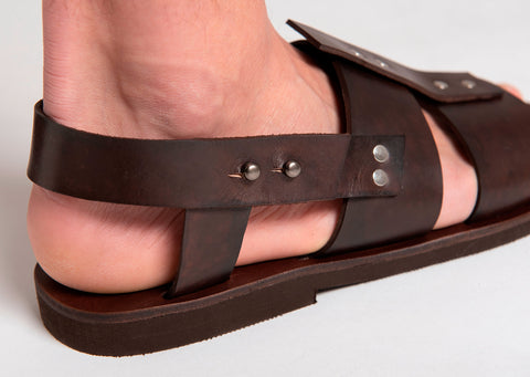 Men's Greek ankle-strap flip flops "Atlas"