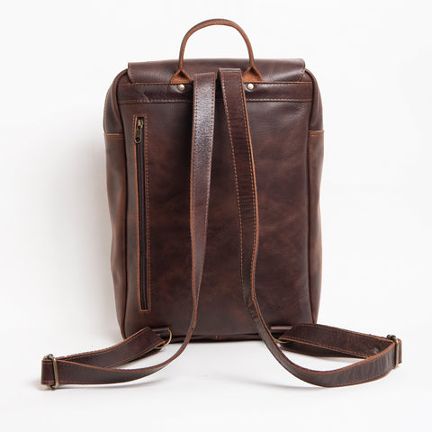 Leather backpack "Pantheon"