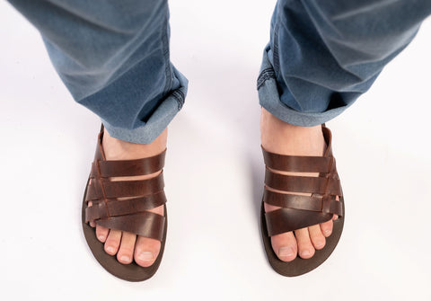 Leather sandals "Minotaur"