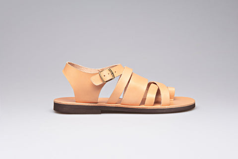 Greek ankle-strap sandals for men “Kronos”