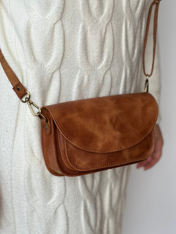 Leather purse "Galini"