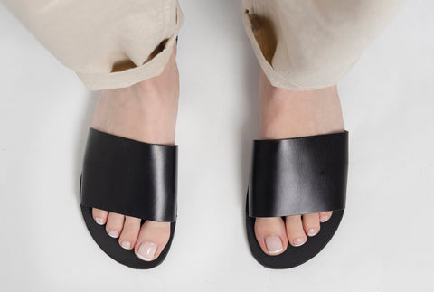 Leather sandals "Clio"
