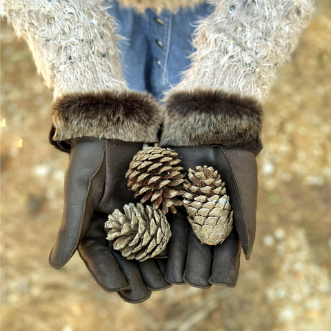 Ανδρικά δερμάτινα γάντια
