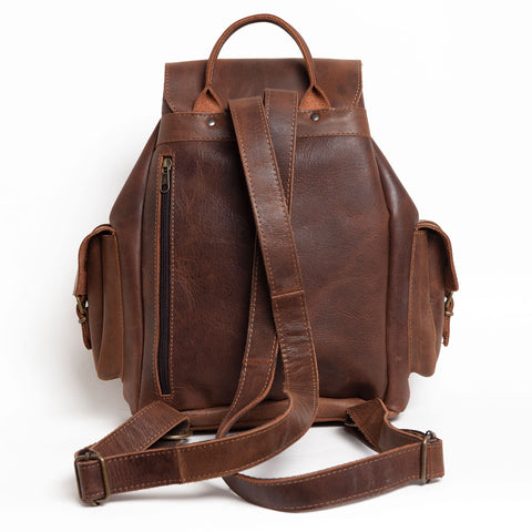 Leather rucksack Medium "Odyssey"
