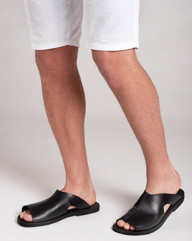 Men's handmade leather summer shoes "Homeros"