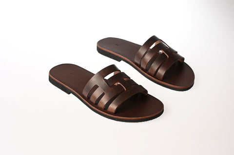 Leather sandals "Patroklos"