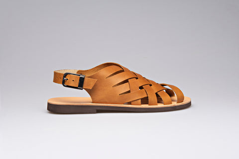 Leather sandals "Hephaestus"