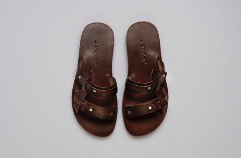 Leather sandals "Apollo"