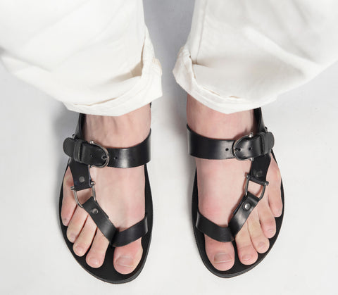 Leather sandals "Menelaus"