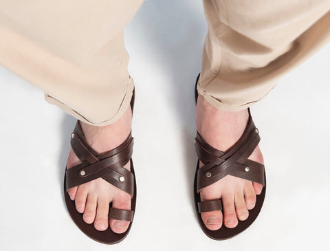 Leather sandals “Uranus”