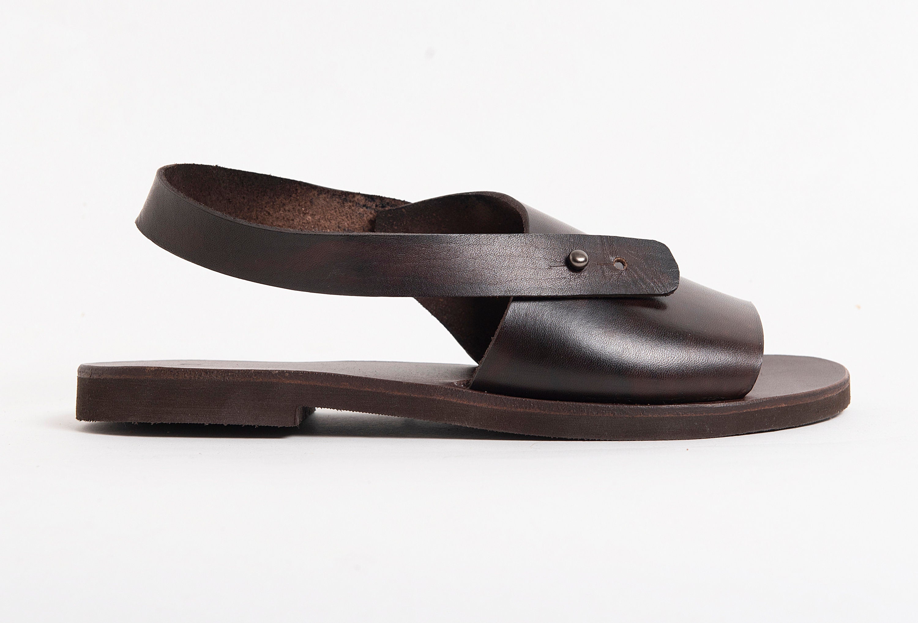 BROWN SUMMER SHOES, sandals women leather "Nepheli"